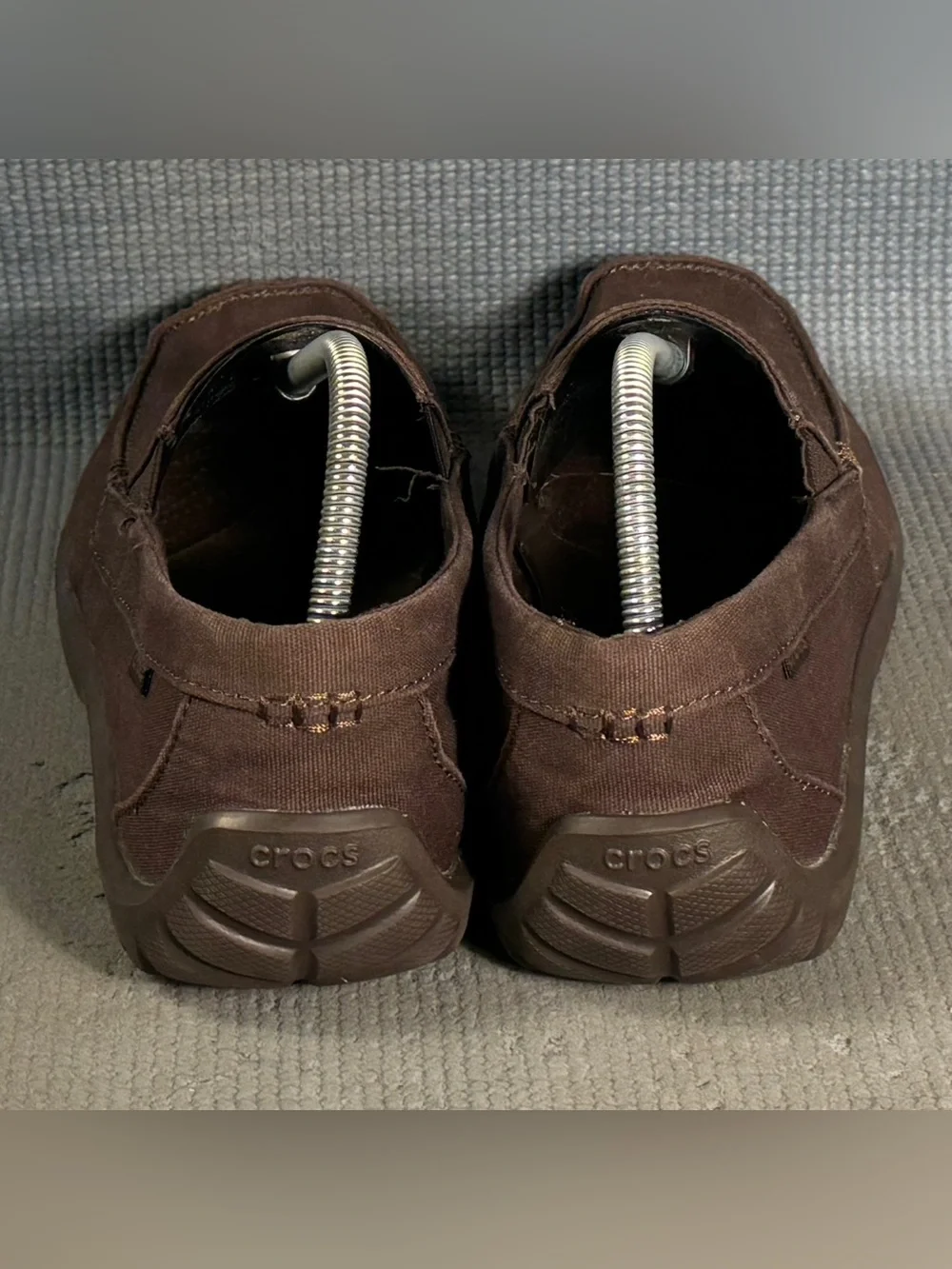 CROCS Walu Canvas Driver Moc Slip On Shoes Men’s Size 11